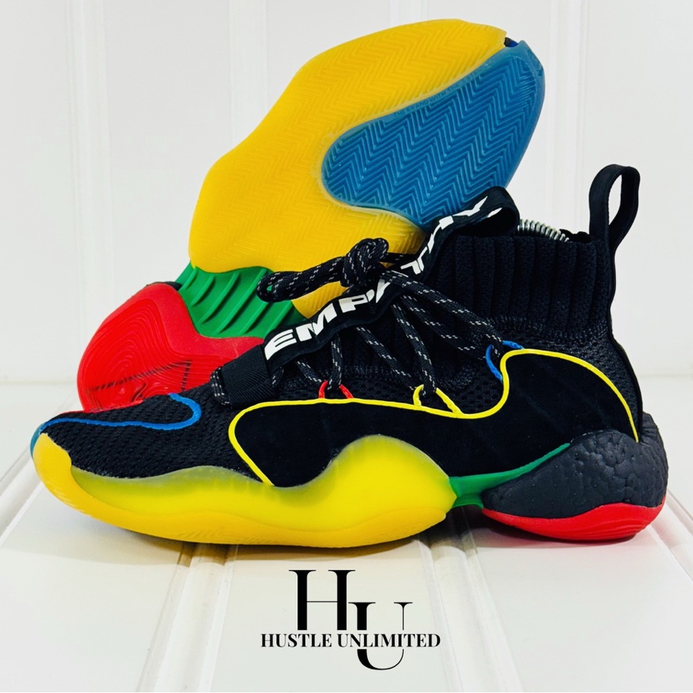 Adidas Pharrell Williams Crazy BYW LVL ‘Gratitude Empathy’ HU Sneakers Men’s 7
